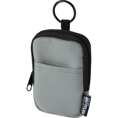 Grey - Side - Floso Byron Clip & Go Small Pouch