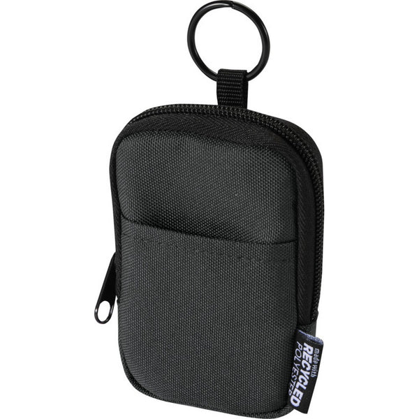 Black - Side - Floso Byron Clip & Go Small Pouch