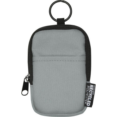 Grey - Front - Floso Byron Clip & Go Small Pouch