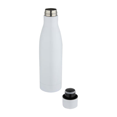 White - Back - Floso Vasa Painted Stainless Steel Sublimation 500ml Water Bottle