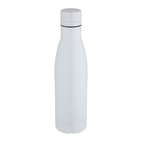 White - Front - Floso Vasa Painted Stainless Steel Sublimation 500ml Water Bottle