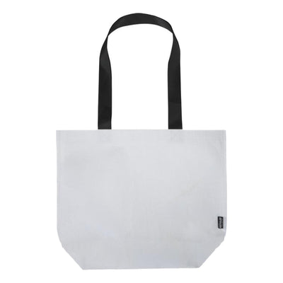 White - Front - Floso Double Laminated Recycled 18L Tote Bag