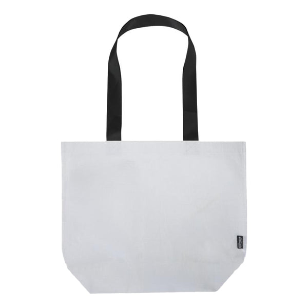 White - Front - Floso Double Laminated Recycled 18L Tote Bag