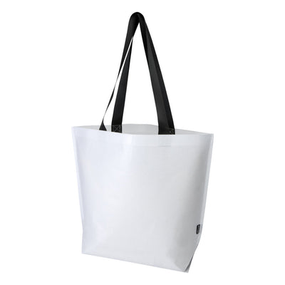 White - Side - Floso Double Laminated Oversized 30L Tote Bag