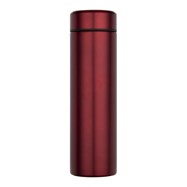 Red - Back - Floso Taylor Stainless Steel Double Wall 450ml Flask Set
