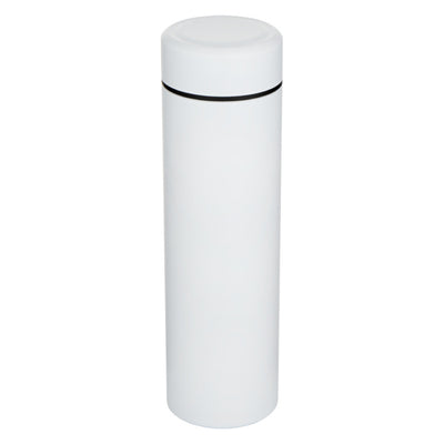 White - Front - Floso Taylor Stainless Steel Double Wall 450ml Flask Set