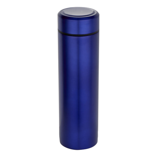 Blue - Front - Floso Taylor Stainless Steel Double Wall 450ml Flask Set