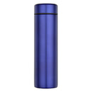Blue - Back - Floso Taylor Stainless Steel Double Wall 450ml Flask Set