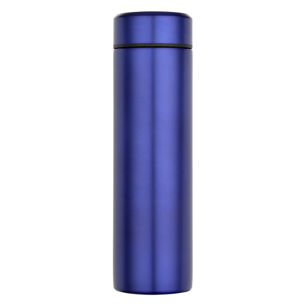 Blue - Back - Floso Taylor Stainless Steel Double Wall 450ml Flask Set
