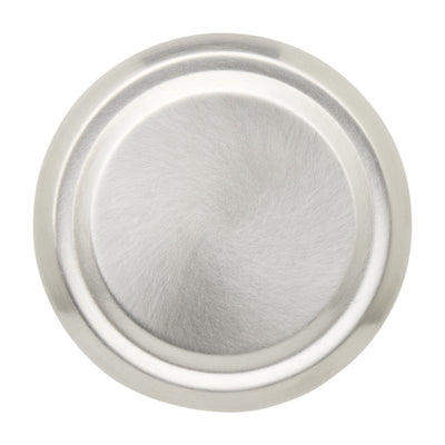 Matted Silver - Side - Floso Taylor Stainless Steel Double Wall 450ml Flask Set