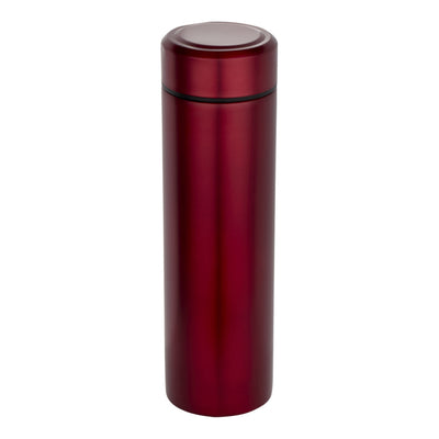 Red - Front - Floso Taylor Stainless Steel Double Wall 450ml Flask Set