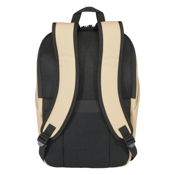 Oatmeal - Back - Floso Resi Plus Anti-Theft 18L Laptop Backpack