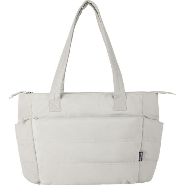 Sandstone - Front - Floso Plain Recycled Puffer 18L Tote Bag