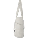 Sandstone - Back - Floso Plain Recycled Puffer 18L Tote Bag