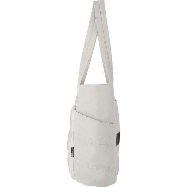 Sandstone - Back - Floso Plain Recycled Puffer 18L Tote Bag