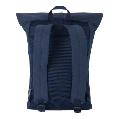 Navy - Back - Floso Zaino Recycled Canvas 16L Backpack