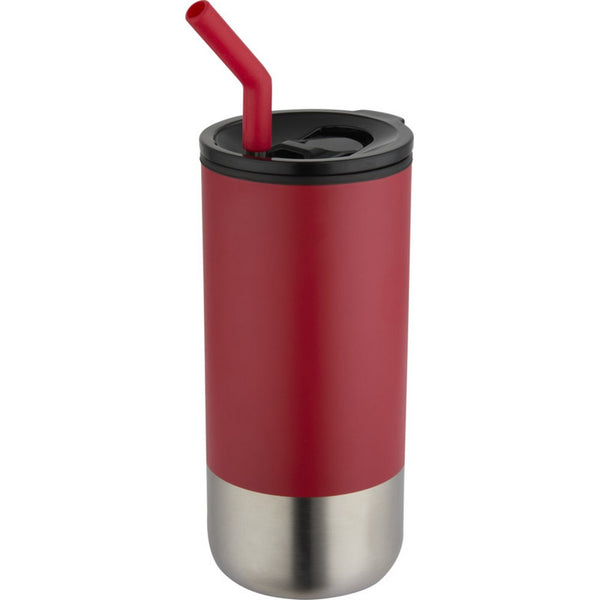Red - Lifestyle - Floso Grayson Plain 480ml Tumbler