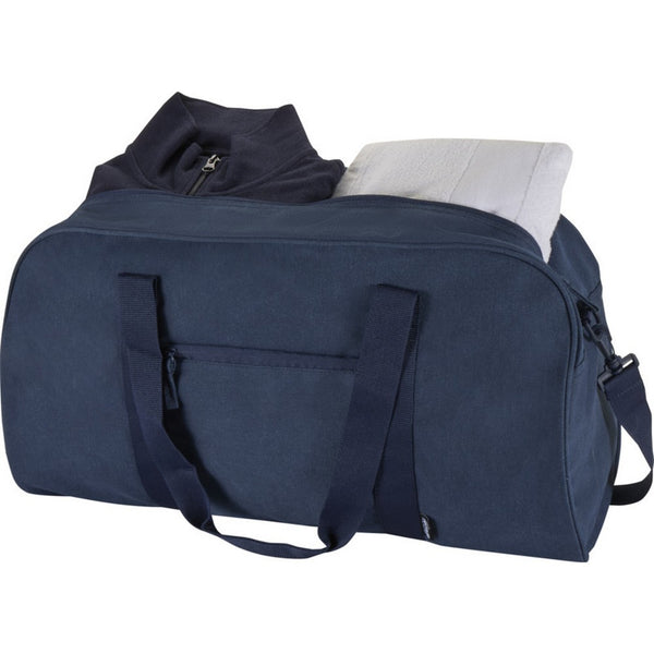 Navy - Side - Floso Recycled Canvas 40L Duffle Bag