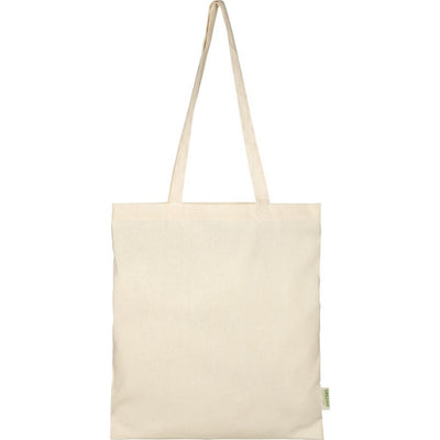 Natural - Front - Floso Odisha Organic Cotton 7L Tote Bag