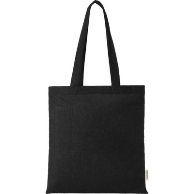 Black - Front - Floso Odisha Organic Cotton 7L Tote Bag