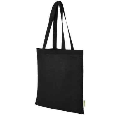 Black - Back - Floso Odisha Organic Cotton 7L Tote Bag