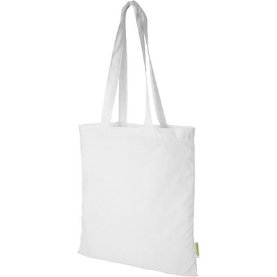 White - Back - Floso Odisha Organic Cotton 7L Tote Bag