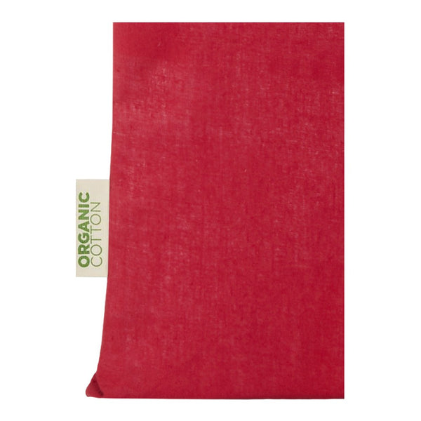 Red - Side - Floso Odisha Organic Cotton 7L Tote Bag