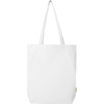 White - Front - Floso Odisha Organic Cotton 11L Tote Bag