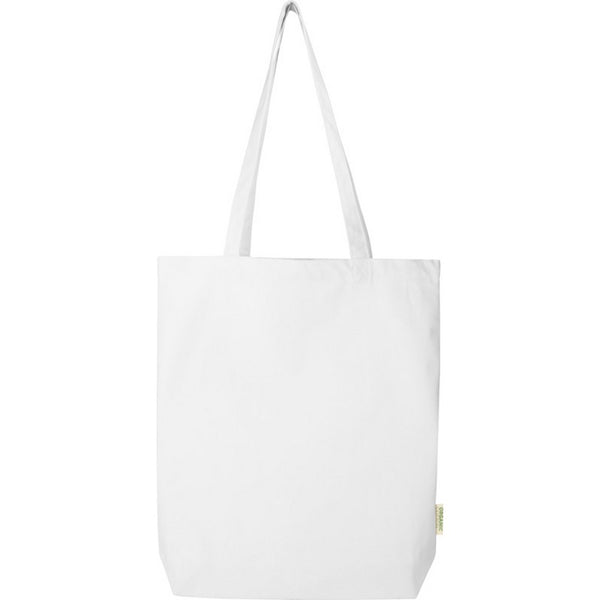 White - Front - Floso Odisha Organic Cotton 11L Tote Bag