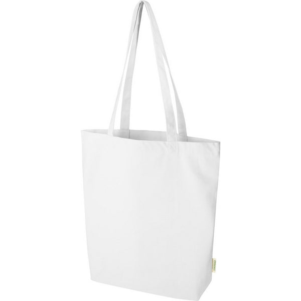White - Back - Floso Odisha Organic Cotton 11L Tote Bag