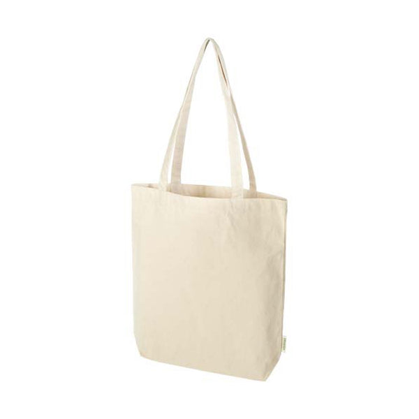 Natural - Front - Floso Odisha Organic Cotton 11L Tote Bag