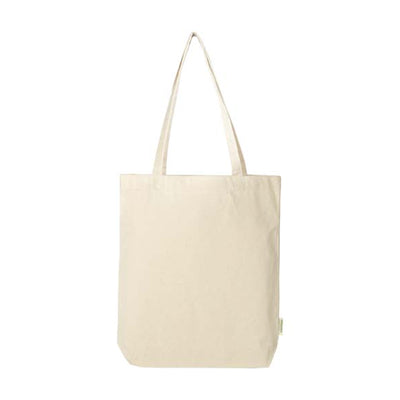 Natural - Back - Floso Odisha Organic Cotton 11L Tote Bag