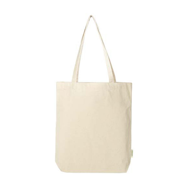 Natural - Back - Floso Odisha Organic Cotton 11L Tote Bag