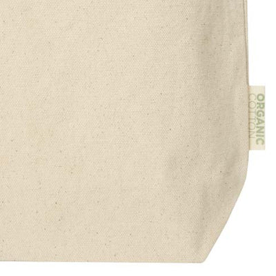 Natural - Side - Floso Odisha Organic Cotton 11L Tote Bag