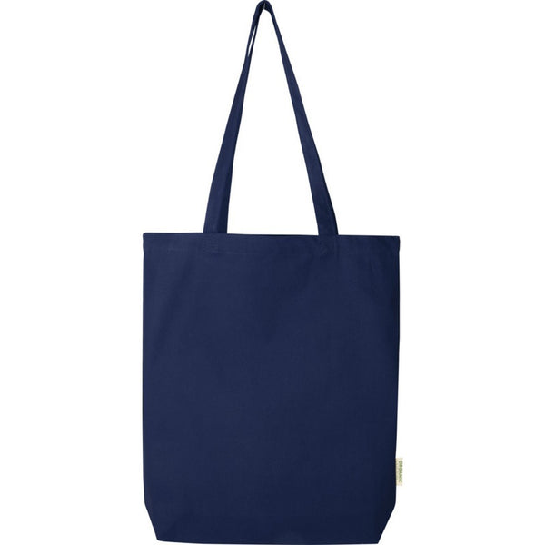 Navy - Front - Floso Odisha Organic Cotton 11L Tote Bag