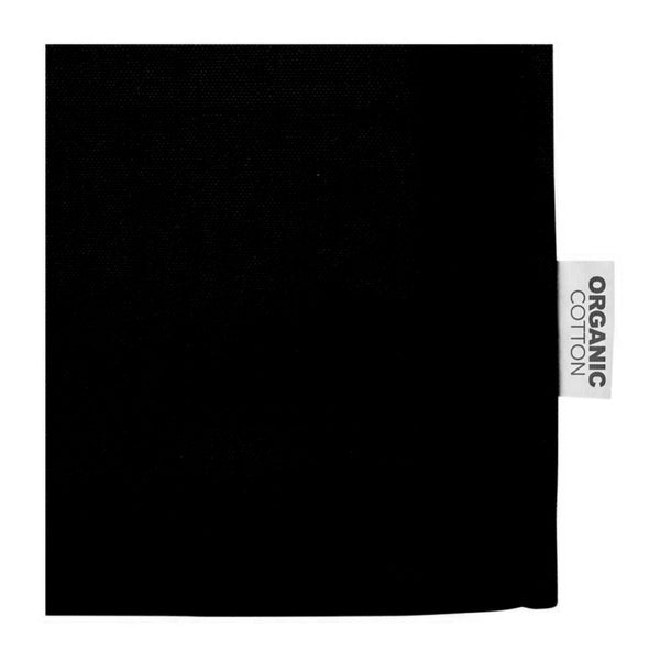 Black - Side - Floso Odisha Organic Cotton Gusseted 14L Tote Bag