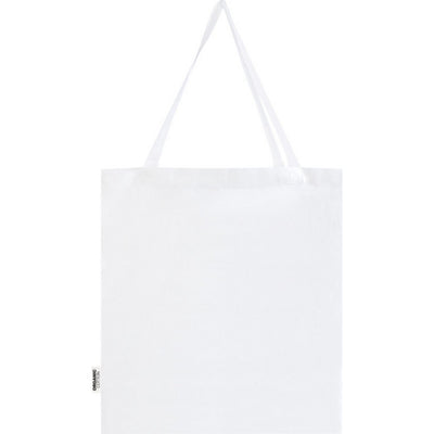 White - Back - Floso Odisha Organic Cotton Gusseted 14L Tote Bag