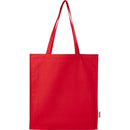 Red - Back - Floso Odisha Organic Cotton Gusseted 14L Tote Bag