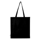 Black - Front - Floso Odisha Organic Cotton Gusseted 14L Tote Bag