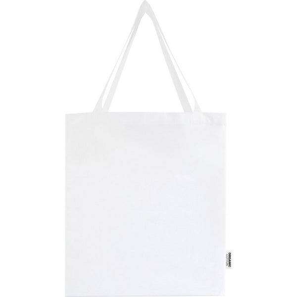 White - Front - Floso Odisha Organic Cotton Gusseted 14L Tote Bag