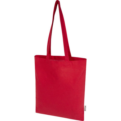 Red - Side - Floso Peru Recycled Cotton 7L Tote Bag