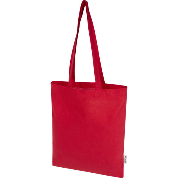 Red - Side - Floso Peru Recycled Cotton 7L Tote Bag