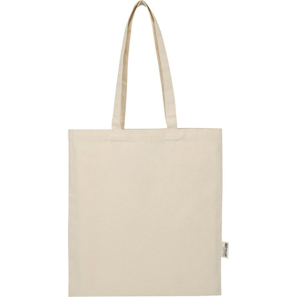 Natural - Front - Floso Peru Recycled Cotton 7L Tote Bag