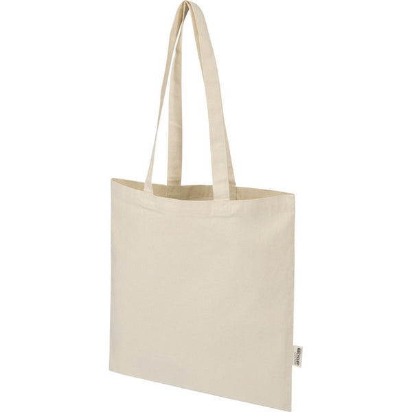 Natural - Side - Floso Peru Recycled Cotton 7L Tote Bag