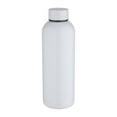 White - Front - Floso Spring Recycled Stainless Steel Single Wall 750ml Water Bottle