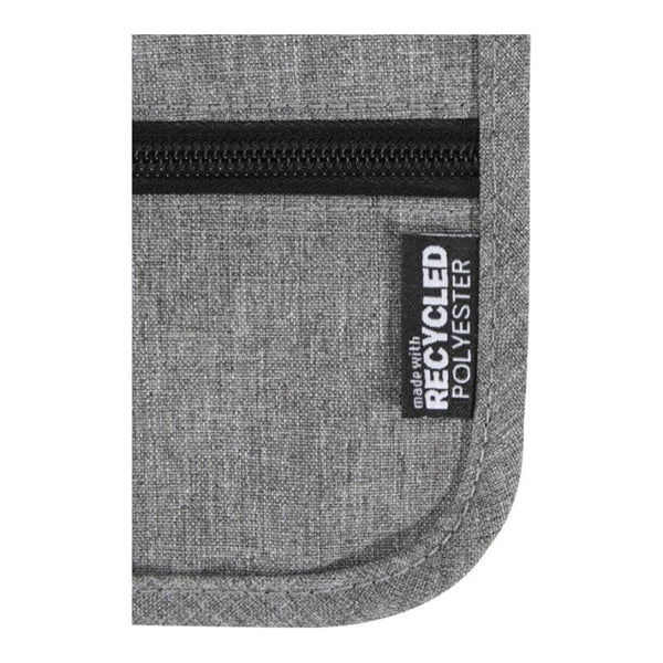 Heather Grey - Back - Floso Smart Ross Travel Pouch