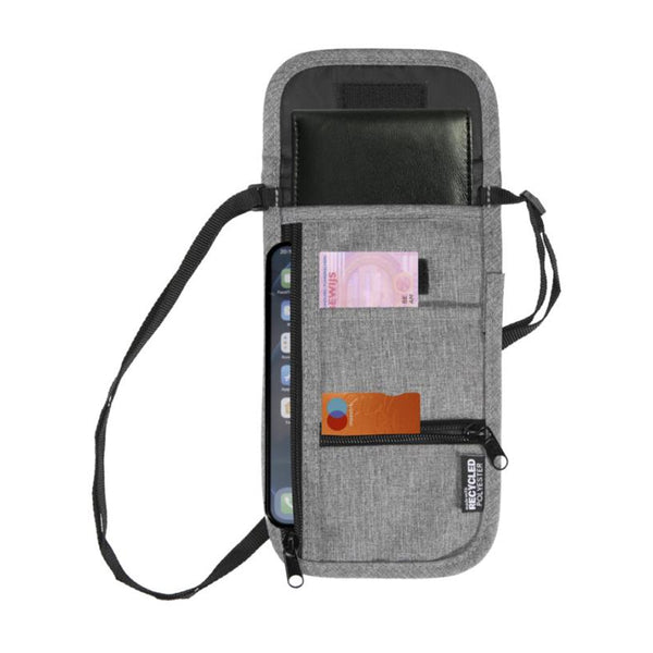 Heather Grey - Lifestyle - Floso Smart Ross Travel Pouch