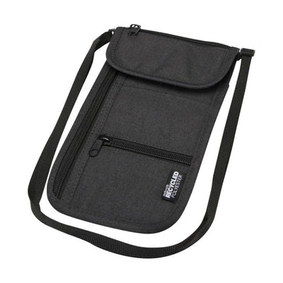 Heather Charcoal - Front - Floso Smart Ross Travel Pouch
