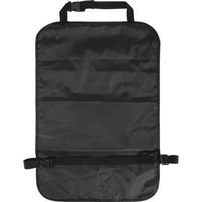 Black - Back - Floso Lex Car Back Seat Organiser