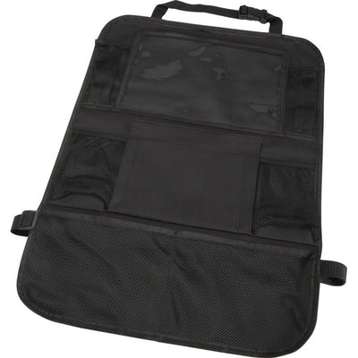 Black - Side - Floso Lex Car Back Seat Organiser